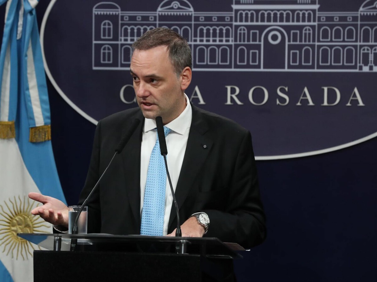Manuel Adorni, portavoz de la Presidencia de Argentina / Foto: Presidencia de Argentina