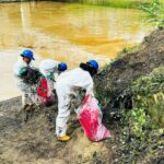 Derrame de crudo en Esmeraldas (Ecuador) (Foto: Ministerio de Energía y Minas de Ecuador)
