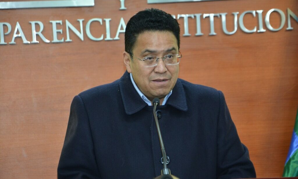 El ministro de Justicia de Bolivia, César Siles Bazán