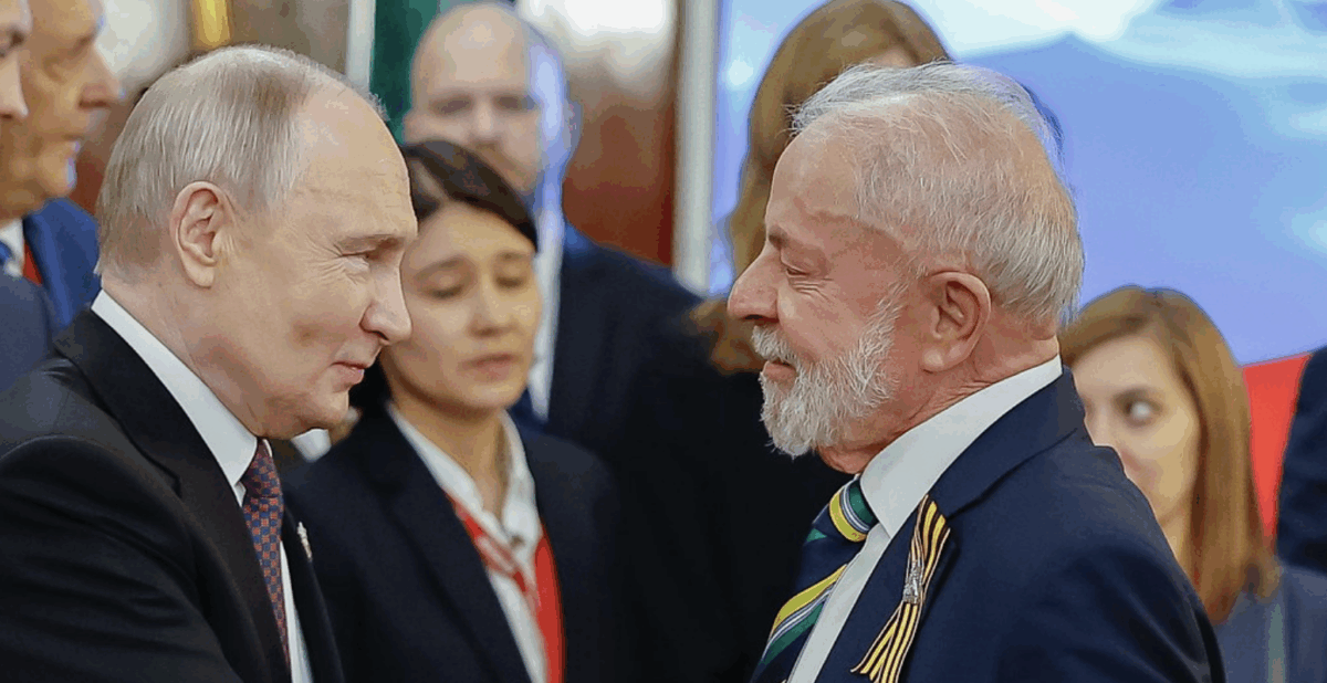 Vladimir Putin y Lula