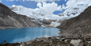 Glaciares en los Andes de Perú