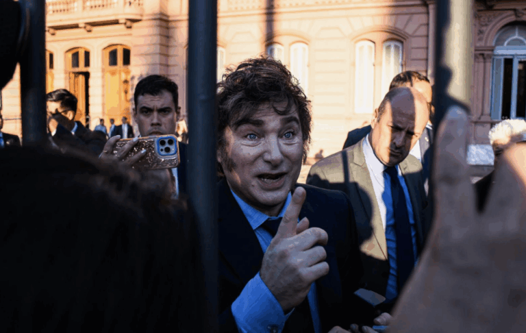 El presidente de Argentina, Javier Milei, en la Casa Rosada (Foto: Europa Press/Contacto/Santi Garcia Diaz)