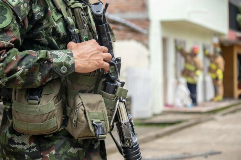 Militar colombiano (Foto: Sebastian Marmolejo)