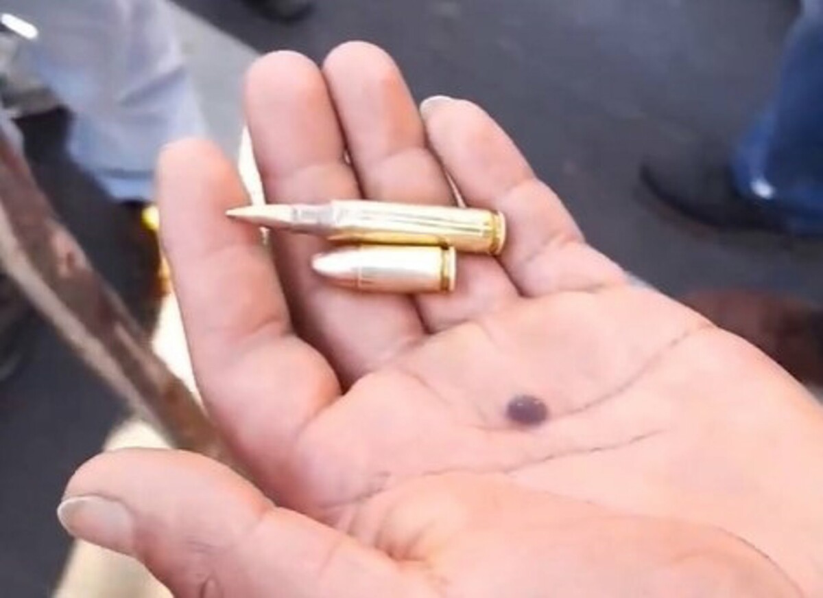 Balas recogidas durante las protestas del paro nacional de Conaie en Ecuador (Foto: Conaie)