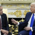 El primer ministro de Canadá, Mark Carney, junto al presidente de Estados Unidos, Donald Trump (Foto: Adrian Wyld/Canadian Press via Z / DPA)