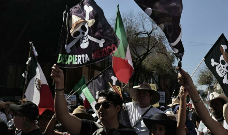 Protesta en México organizada por la denominada 'Generación Z' (Foto: Europa Press/Contacto/Josue Perez)