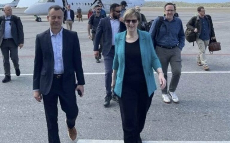 Laura Dogu a su llegada a Caracas - EMBAJADA DE EEUU EN VENEZUELA