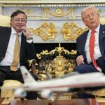 El presidente de Estados Unidos, Donald Trump, y el mandatario colombiano, Gustavo Petro - Juan Cano/Presidencia Colombia/d / DPA