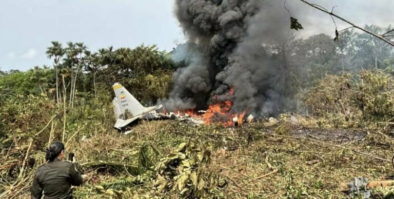 Accidente del avión militar en Putumayo (Foto: Li Zijian)