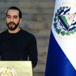 Nayib Bukele hablando sobre la estrategia de seguridad en El Salvador