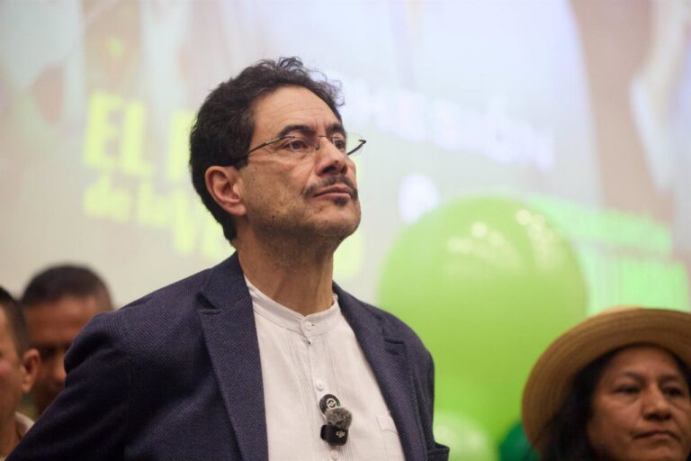 El candidato presidencial colombiano Iván Cepeda (Foto: Europa Press/Contacto/Isabella Bobadilla)