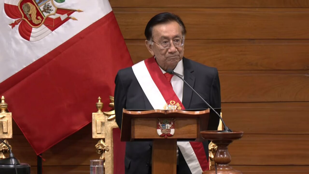 El presidente de Perú, José Balcázar