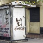 Grafitis pidiendo la liberación de Alex Saab en las calles de Caracas, capital de Venezuela (Foto: Europa Press/Contacto/Jimmy Villalta)